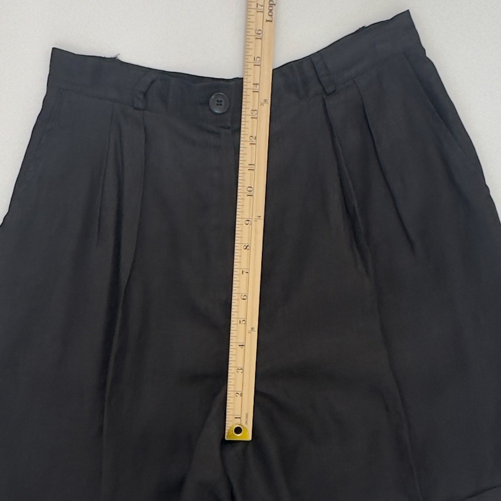 Vintage 90s Ann Taylor Studio Tailored Linen Shorts - Size 12 (best for 8-10) - Picture 5 of 12